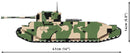 TOG 2 Super Heavy Tank, 1225 Piece Block Kit Side View Dimensions