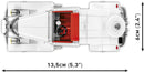 Citroen Traction 7C, 199 Piece Block Kit Top View Dimensions