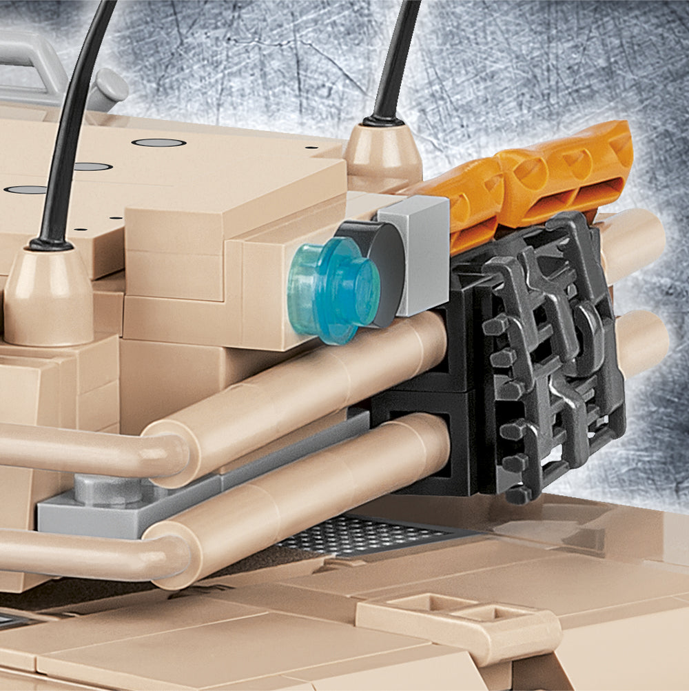 M1A2 Abrams Main Battle Tank, 810 Piece Block Kit