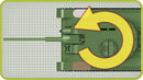 T-34/85 Soviet Tank, 273 Piece Block Kit Turret Detail