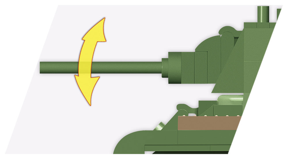 World Of Tanks T-34/76 Tank, 1:48 Scale 268 Piece Block Kit Cannon Detail