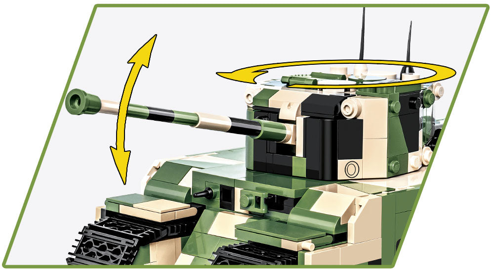 TOG 2 Super Heavy Tank, 1225 Piece Block Kit Turret Detail