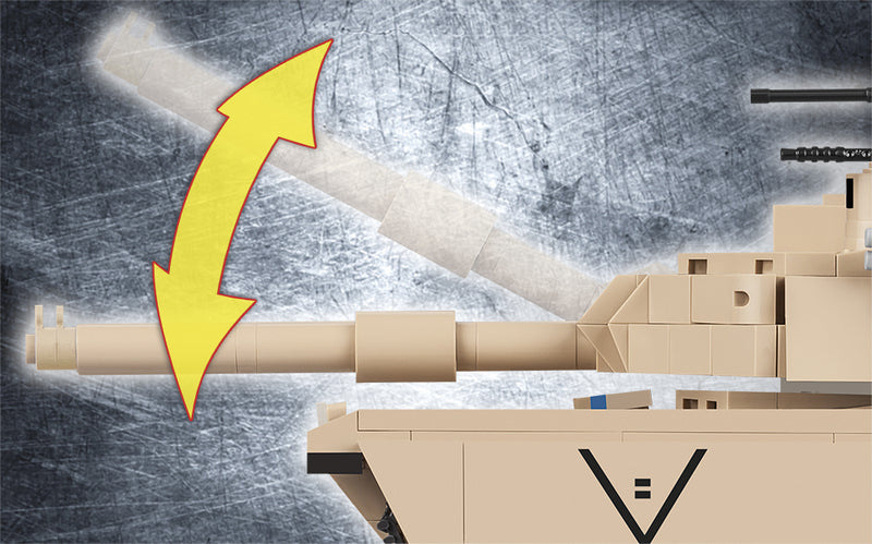 M1A2 Abrams Main Battle Tank, 810 Piece Block Kit By Cobi Movable Barrel 