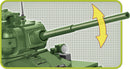 T-34/85 Tank, 668 Piece Block Kit Gun Detail