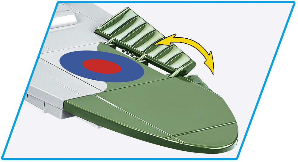 Supermarine Spitfire Mk VB, 342 Piece Block Kit Aileron Detail