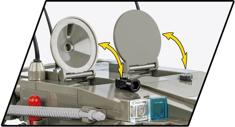 Merkava Mk. I/II Main Battle Tank, 825 Piece Block Kit Hatch Detail