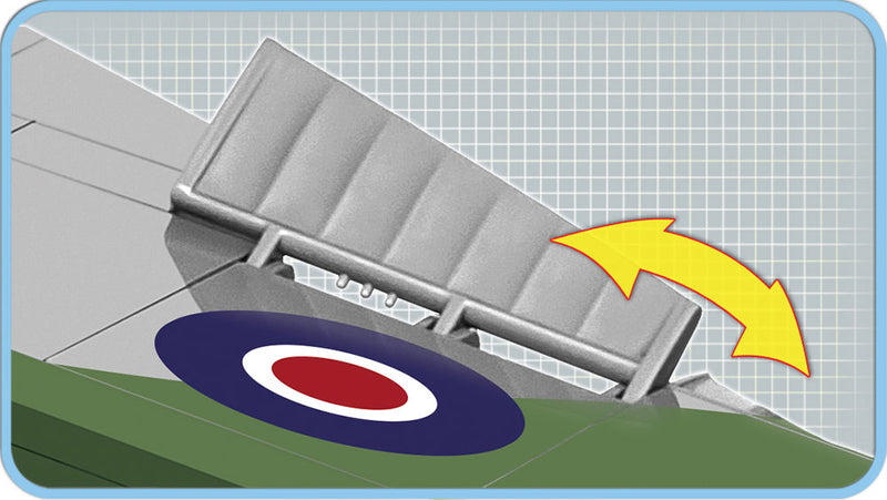 De Havilland Mosquito FB Mk.VI, 452 Piece Block Kit Aileron Detail
