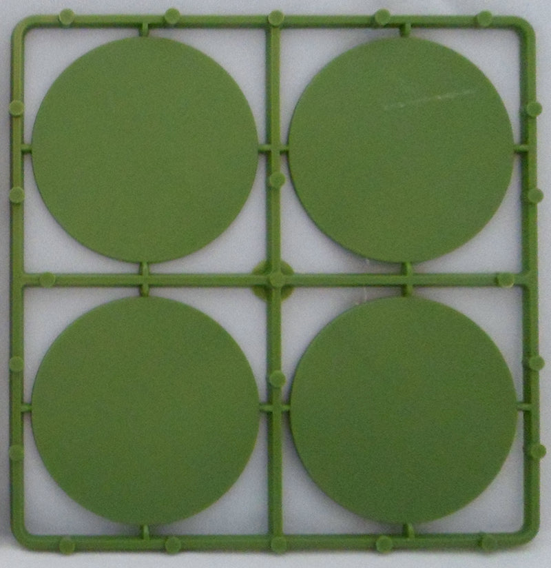 Close-up view of textured Renedra 60 mm round base for tabletop use