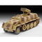 sWS Halftrack w/15cm Panzerwerfer 42 Gun 1/72 Scale Model Kit Completed View
