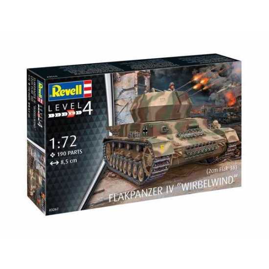 Flakpanzer IV “Wirbelwind” 1/72 Scale Model Kit By Revell Germany Box
