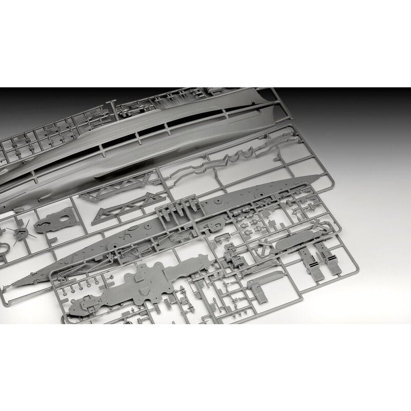 Scharnhorst Battleship WWII, 1/570 Scale Model Kit Frames