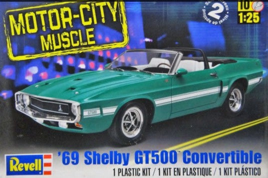 1969 Shelby GT500 Convertible 1:25 Scale Model Kit By Revell