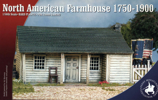 North American Farmhouse 1750 – 1900 28 mm Scale Scenery