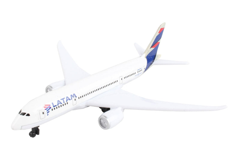 Boeing 787-8 LATAM Airlines Diecast Aircraft Toy Left Front View