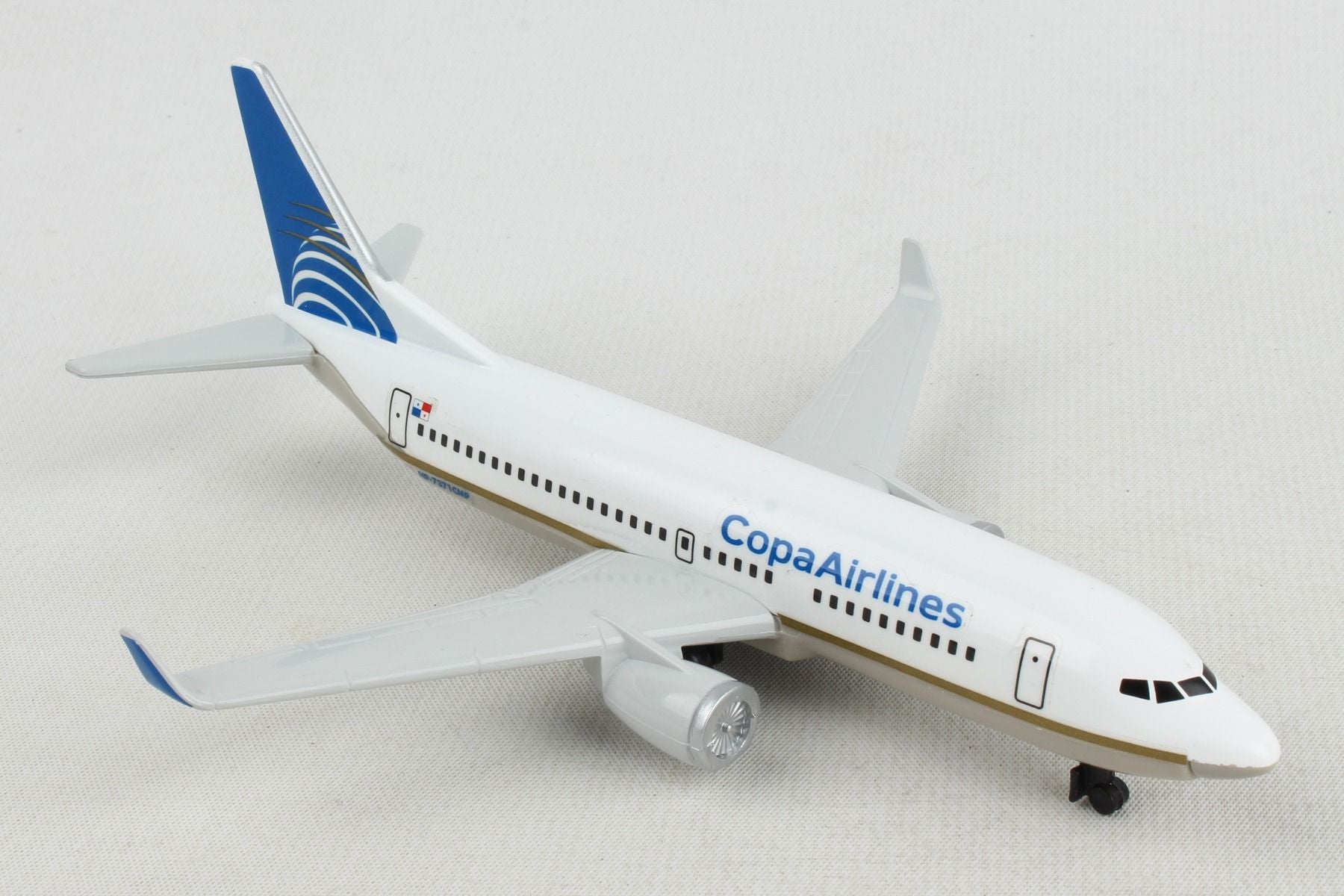 Boeing 737 Copa Airlines Diecast Aircraft Toy Right Front View