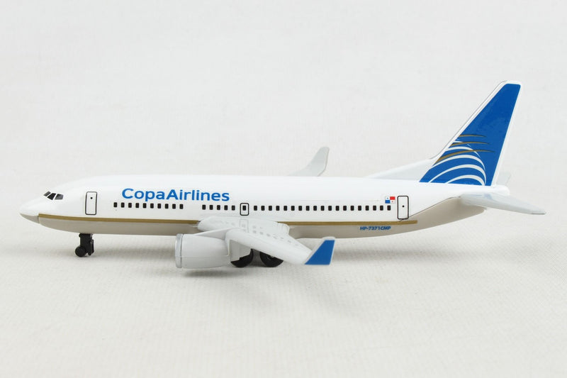 Boeing 737 Copa Airlines Diecast Aircraft Toy Left Side View