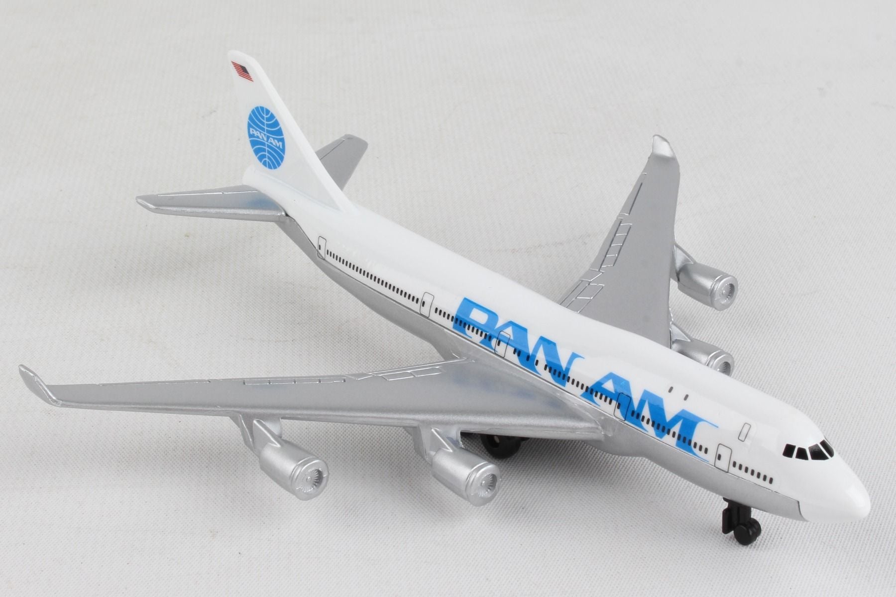 Boeing 747 Pan Am Airlines Diecast Aircraft Toy Right Front View