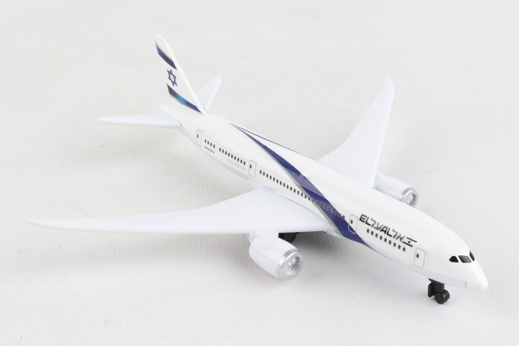 Boeing 787 El Al Israel Airlines Diecast Aircraft Toy Right Front View