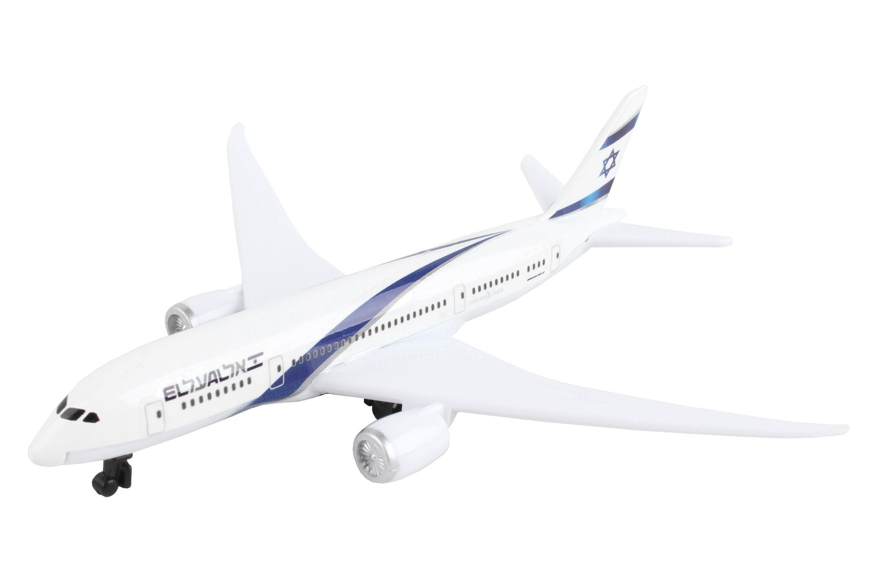 Boeing 787 El Al Israel Airlines Diecast Aircraft Toy Left Side View