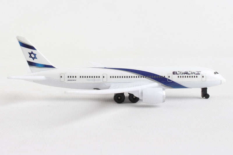 Boeing 787 El Al Israel Airlines Diecast Aircraft Toy Right Side View