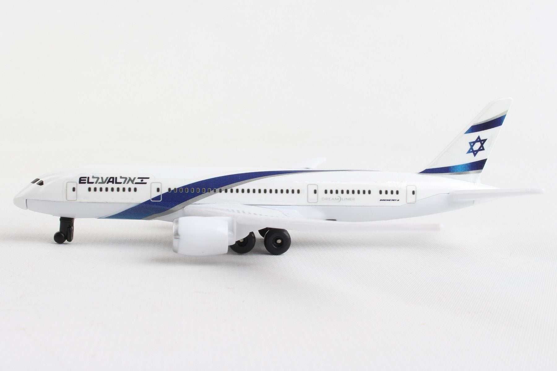 Boeing 787 El Al Israel Airlines Diecast Aircraft Toy Left Side View