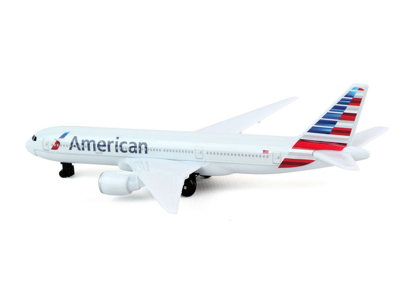 American Airlines Diecast Aircraft Toy Left Side View