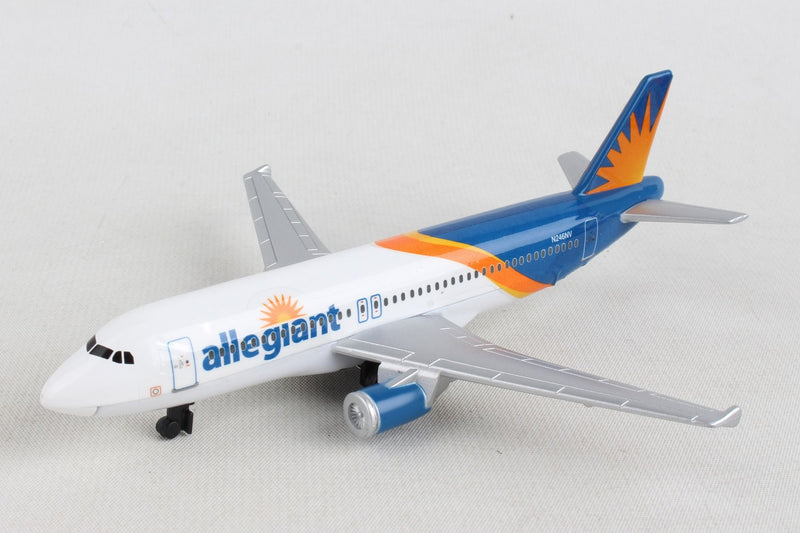 Allegiant Airlines Playset Airplane Left Front View