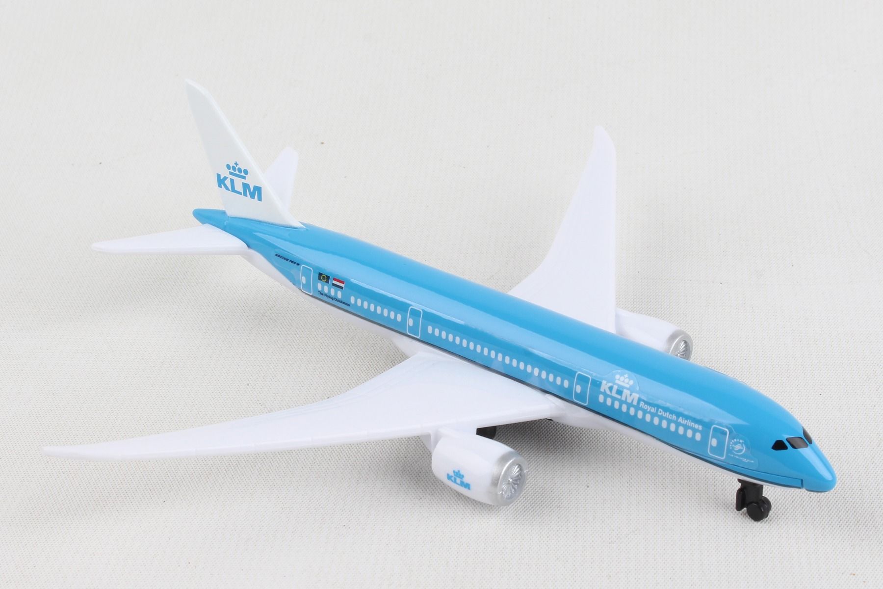 Boeing 787 KLM Royal Dutch Airlines Diecast Aircraft Toy Right Front View