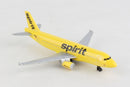 Spirit Airlines Diecast Aircraft Toy Right Front View