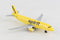 Spirit Airlines Diecast Aircraft Toy Right Front View
