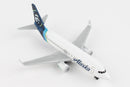 Boeing 737 Alaska Airlines Diecast Aircraft Toy Right Front View