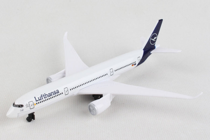 Airbus A350-900 Lufthansa Diecast Aircraft Toy Right Front View