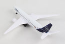 Airbus A350-900 Lufthansa Diecast Aircraft Toy Left Rear View