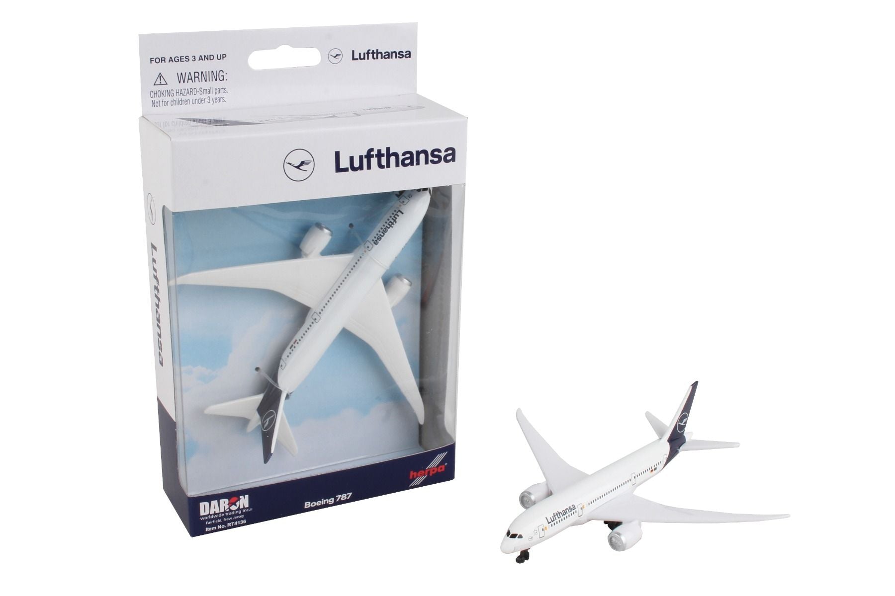 Boeing 787 Lufthansa Diecast Aircraft Toy