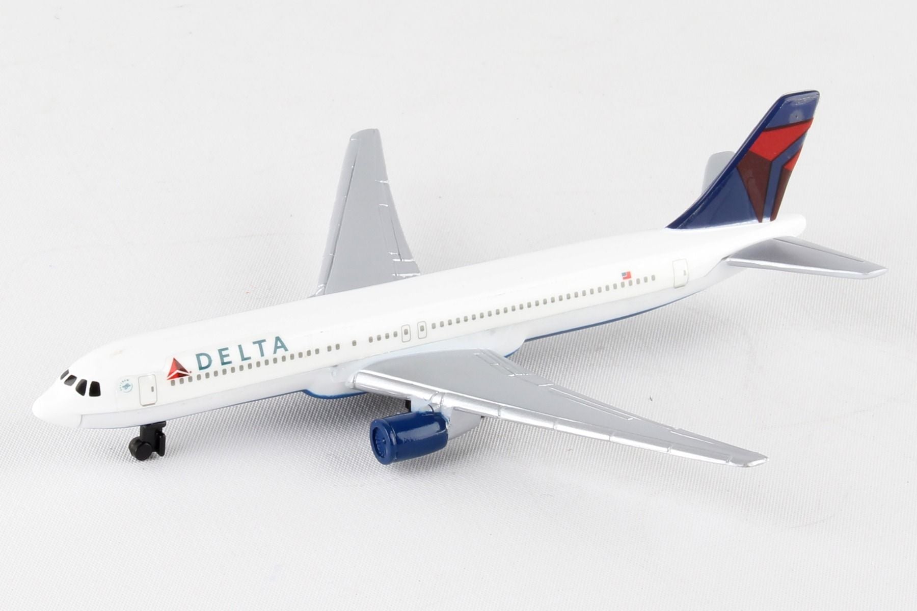 Delta Airlines Diecast Aircraft Toy Left Front View