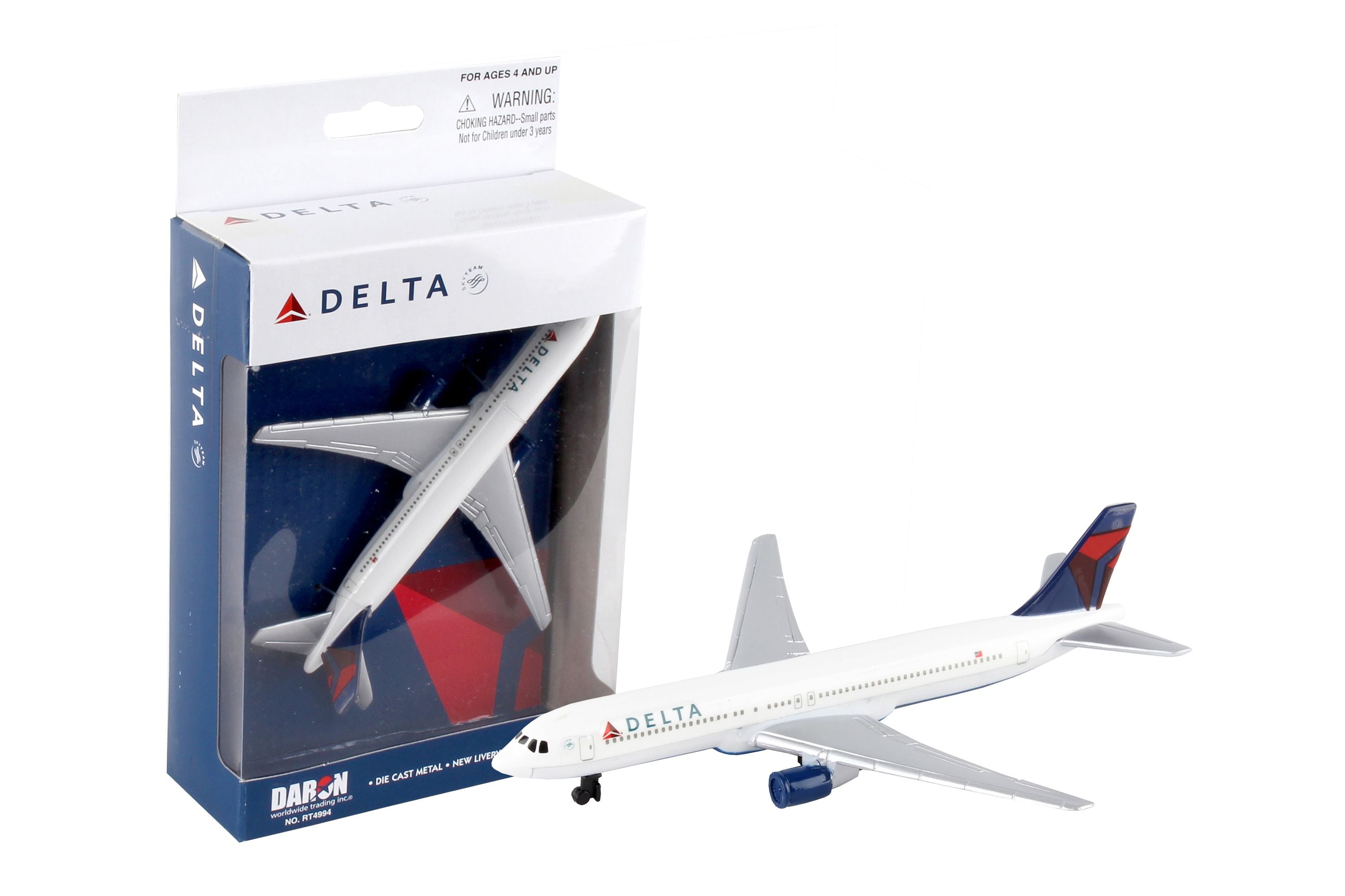 Delta Airlines Diecast Aircraft Toy