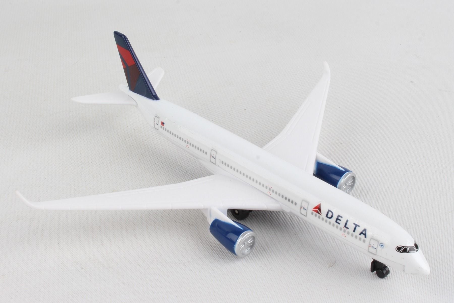 Airbus A350 Delta Air Lines Diecast Aircraft Toy Right Front Quarter View