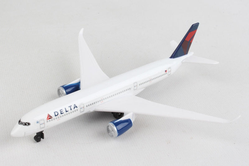 Airbus A350 Delta Air Lines Diecast Aircraft Toy Left Front Quarter View