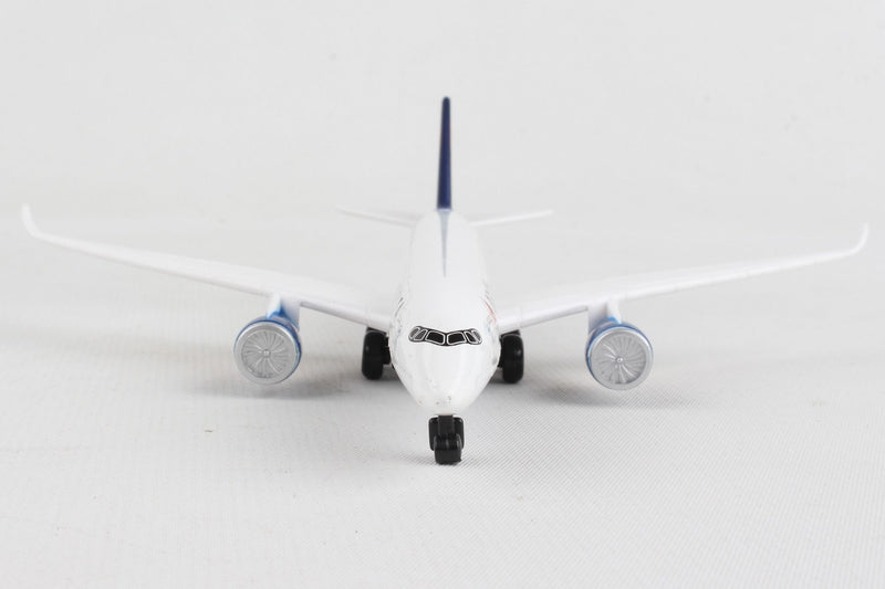 Airbus A350 Delta Air Lines Diecast Aircraft Toy Front View