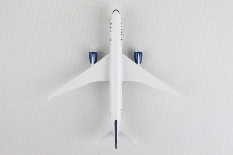 Airbus A350 Delta Air Lines Diecast Aircraft Toy Top View