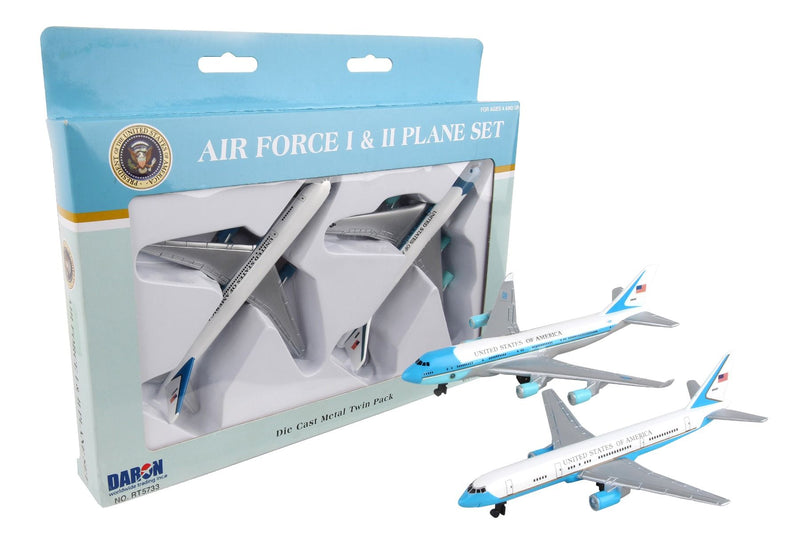 Boeing 747 (VC-25) Air Force One & Air Force Two - 2 Plane Diecast Set