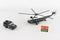 Marine One VH-3D Sea King Diecast Playset Contents