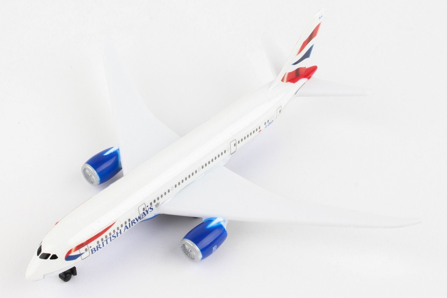 Boeing 787 British Airways Diecast Aircraft Toy Left Front View