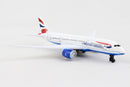 Boeing 787 British Airways Diecast Aircraft Toy Right Front View