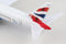 Boeing 787 British Airways Diecast Aircraft Toy Tail Close Up