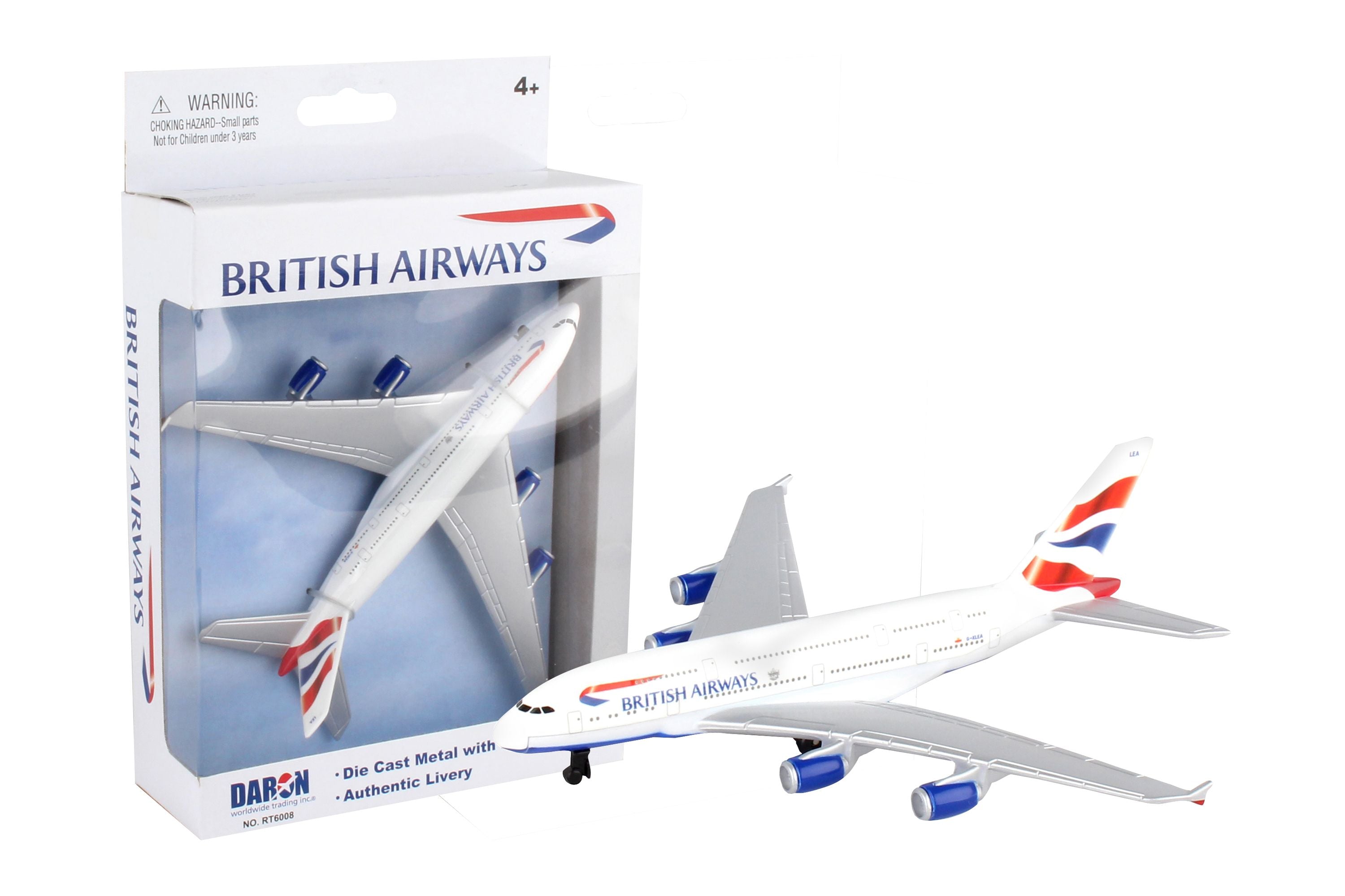 Airbus A380 British Airways Diecast Aircraft Toy