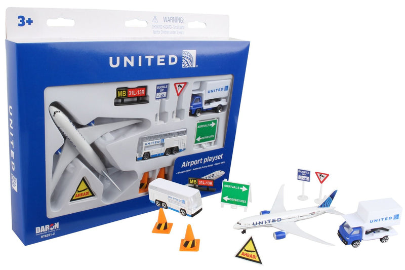 United Airlines Playset