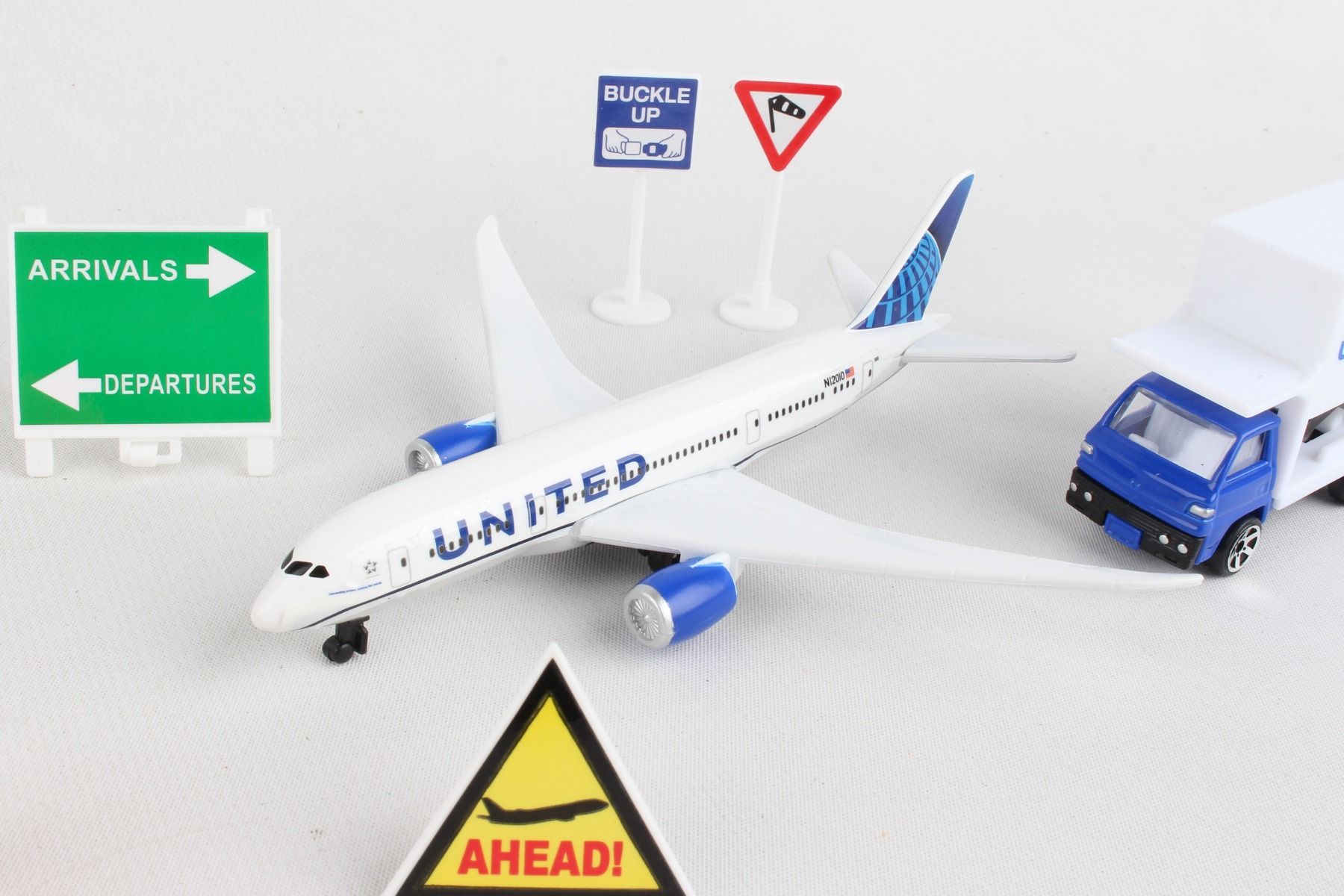 United Airlines Playset Airplane Detail