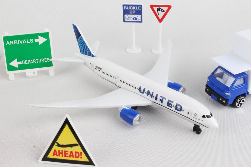 United Airlines Playset Detail