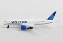 Boeing 787 United Airlines Diecast Aircraft Toy Left Side View